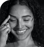 woman smiling